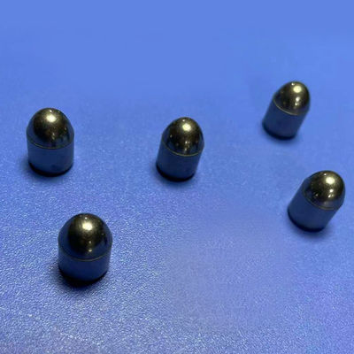 গুণ  Customized Tungsten Carbide Button with Dome Button Design Made from 100% Virgin Tungsten Carbide কারখানা